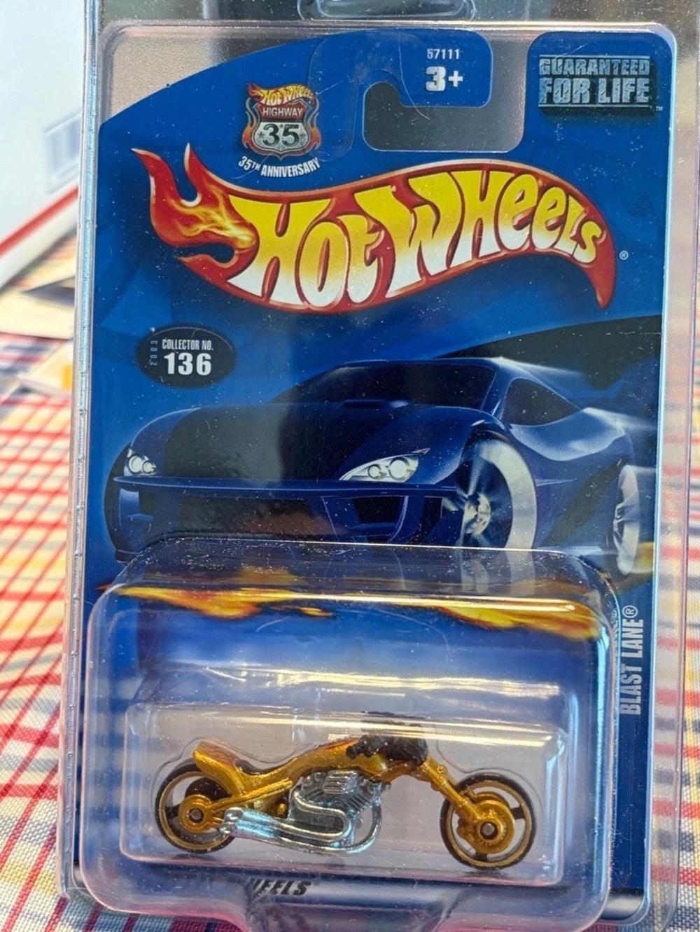 Hot Wheels Ducati 996 Die-Cast Motorcycle Gold & Silver New
